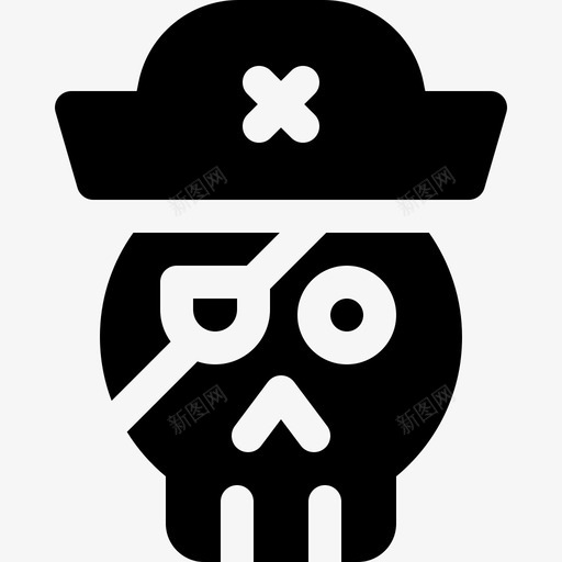骷髅海盗46装满了图标svg_新图网 https://ixintu.com 海盗46 装满了 骷髅