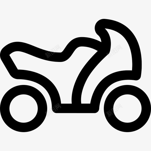 摩托车交通工具车辆图标svg_新图网 https://ixintu.com 交通工具 摩托车 格拉 车辆 达克