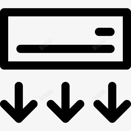 空调电子房间图标svg_新图网 https://ixintu.com 房间 格拉 电子 空调 达克