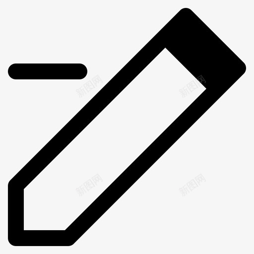 删除编辑铅笔gradak图标svg_新图网 https://ixintu.com gradak 删除 编辑 铅笔