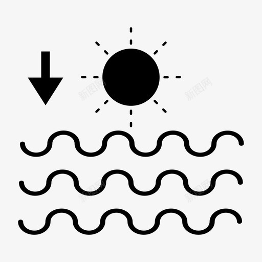 日落海滩傍晚图标svg_新图网 https://ixintu.com 住宿 傍晚 夜晚 室内 日落 海滩 黄昏