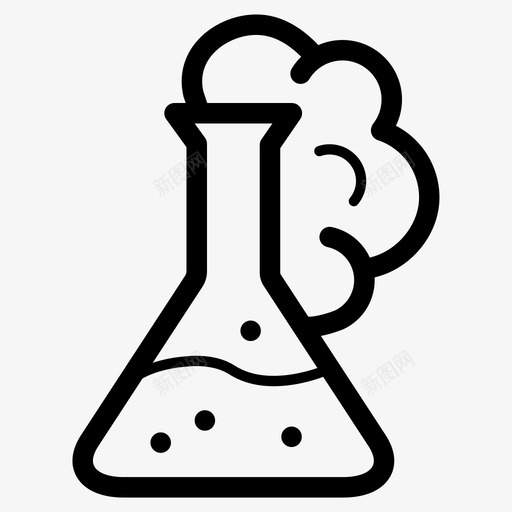 烧瓶实验实验室图标svg_新图网 https://ixintu.com 实验 实验室 烧瓶 科学