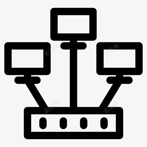 网络本地网络计算机图标svg_新图网 https://ixintu.com 图标 本地网络 网络 计算机