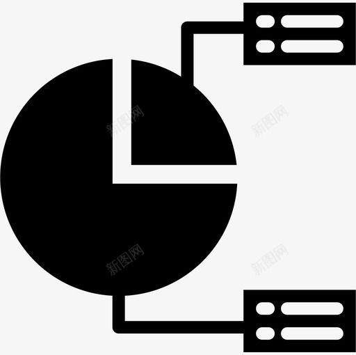 饼图图表4填充图标svg_新图网 https://ixintu.com 图表 填充 饼图