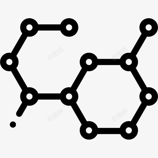 分子生物工程13线性图标svg_新图网 https://ixintu.com 分子 生物工程 线性