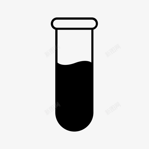 试管教育实验室图标svg_新图网 https://ixintu.com 实验室 教育 科学 试管
