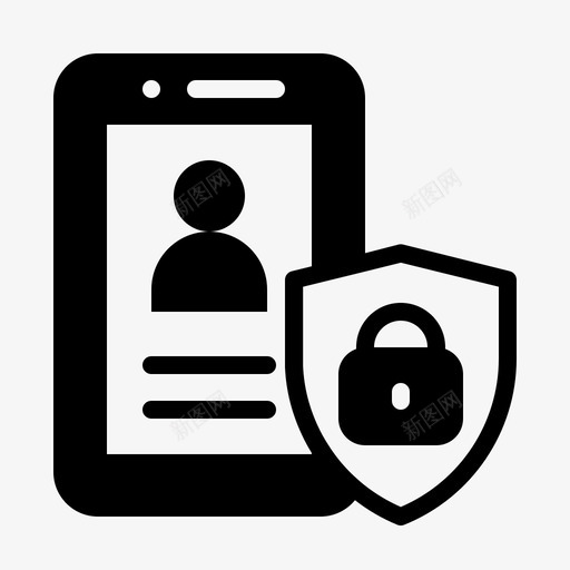 个人设备手机gdpr图标svg_新图网 https://ixintu.com gdpr gdpr字形通用数据保护法规 个人设备 屏蔽 手机 移动电话 通用数据保护条例