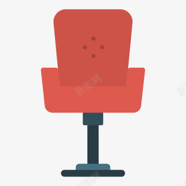 椅子美容和沙龙3平的图标图标