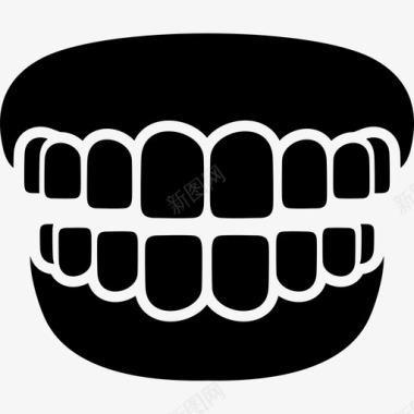 牙科牙龈口腔图标图标