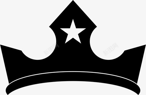 王冠金王冠王子王冠图标svg_新图网 https://ixintu.com 王冠 王子王冠 皇冠 金王冠