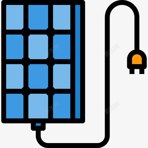 太阳能板能量40线性颜色图标svg_新图网 https://ixintu.com 太阳能 线性 能量 颜色