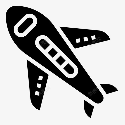 飞机航空公司航空图标svg_新图网 https://ixintu.com 旅行 航空 航空公司 运输工具2Glyph 飞机 飞行