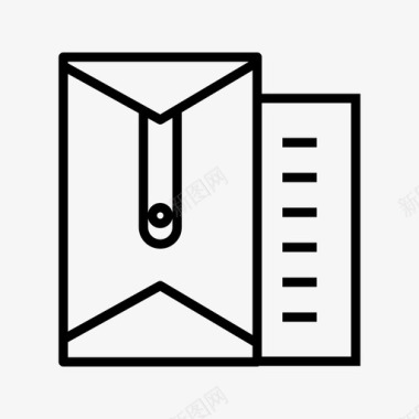 信封联系人文件图标图标