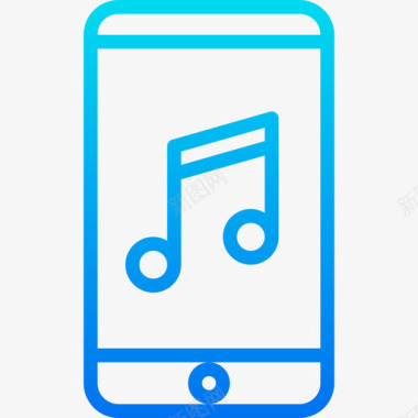 音乐多媒体41渐变图标图标