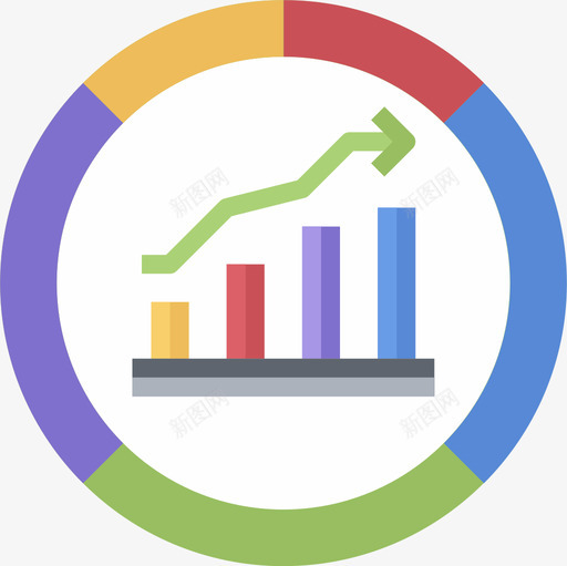 图表商业分析2平面图图标svg_新图网 https://ixintu.com 商业分析2 图表 平面图