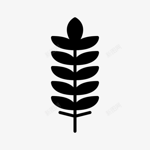 花园园艺叶子图标svg_新图网 https://ixintu.com 农业雕文 叶子 园艺 植物 花园