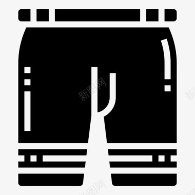 短裤休闲服服装图标图标