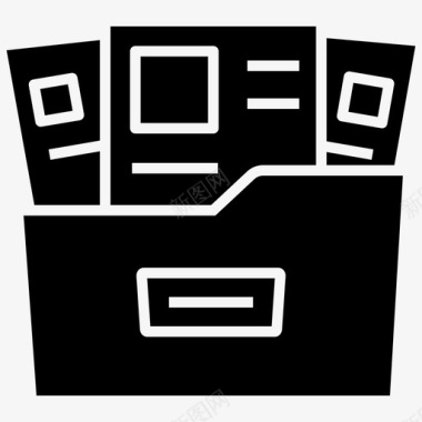 管理文件存档数据存储图标图标