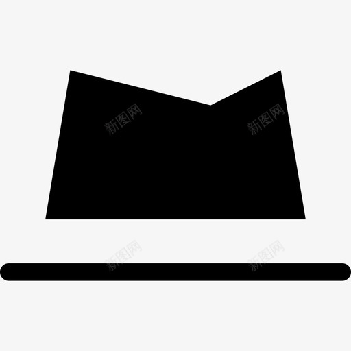 帽子侦探时尚图标svg_新图网 https://ixintu.com 侦探 头饰 小黑的 帽子 旧的 时尚