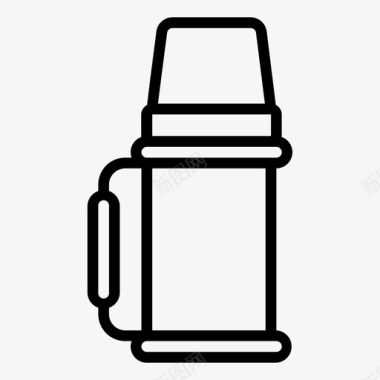 保温瓶瓶子真空吸尘器图标图标