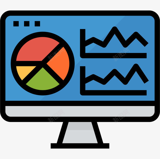 分析数字营销85线性颜色图标svg_新图网 https://ixintu.com 分析 数字营销85 线性颜色