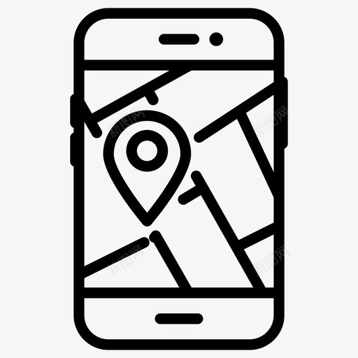 查找手机地图地图定位地图导航图标svg_新图网 https://ixintu.com 地图 地图定位 地图导航 手机定位 插针定位 方向线矢量图标 查找手机地图 集合导航
