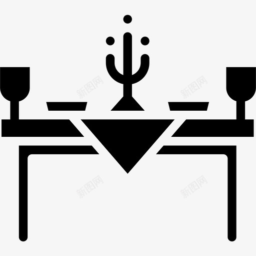 桌子家具36实心图标svg_新图网 https://ixintu.com 实心 家具 桌子
