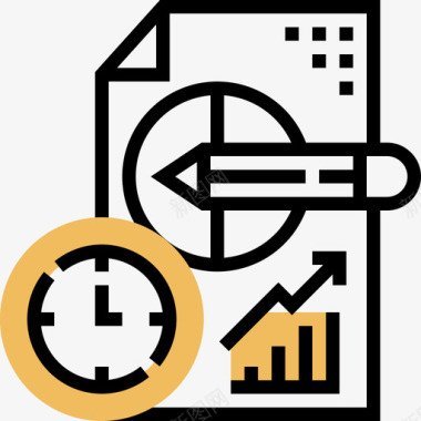 分析时间管理51黄影图标图标