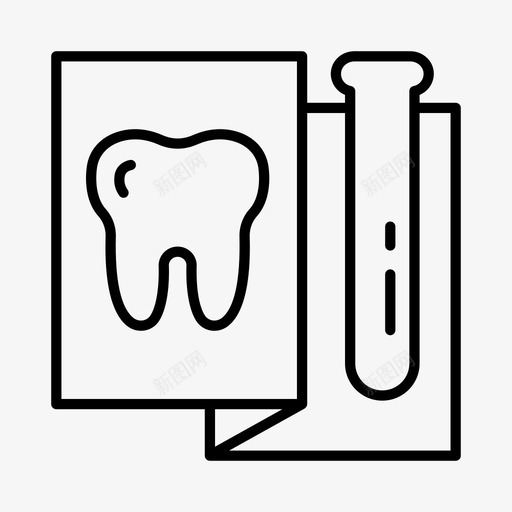 牙科检查牙医健康图标svg_新图网 https://ixintu.com 保健 健康 医疗 检查 牙医 牙科