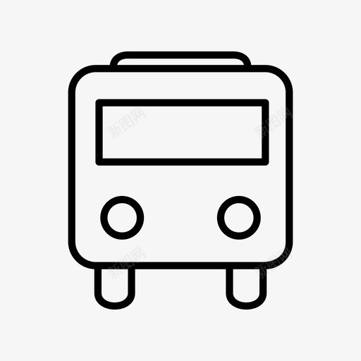 公共汽车公共交通卡车图标svg_新图网 https://ixintu.com 交通 公共 公共汽车 卡车 车辆