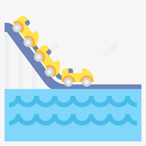 过山车主题公园2平坦图标svg_新图网 https://ixintu.com 主题公园 平坦 过山车