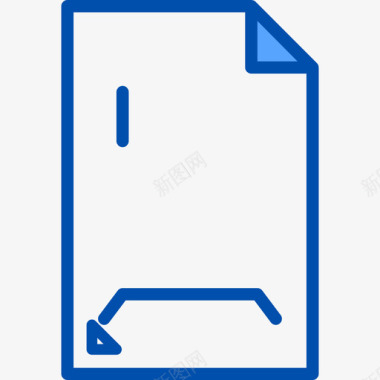 丢失文件和文件夹9蓝色图标图标