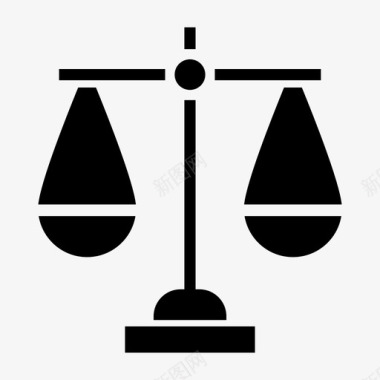 法庭等级法官法律图标图标