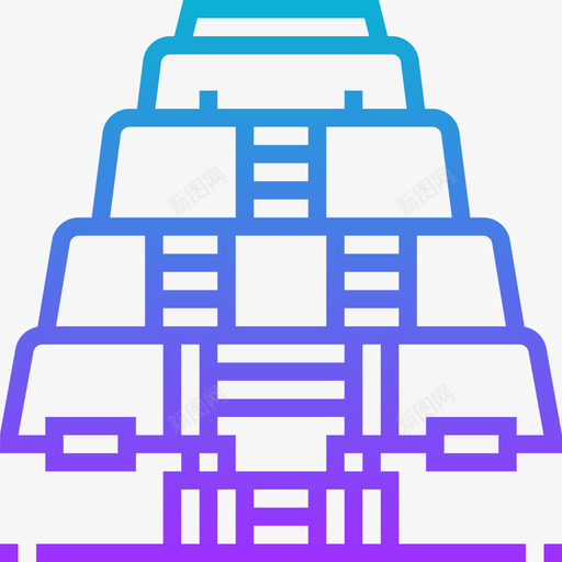 金字塔墨西哥11坡度图标svg_新图网 https://ixintu.com 坡度 墨西哥11 金字塔