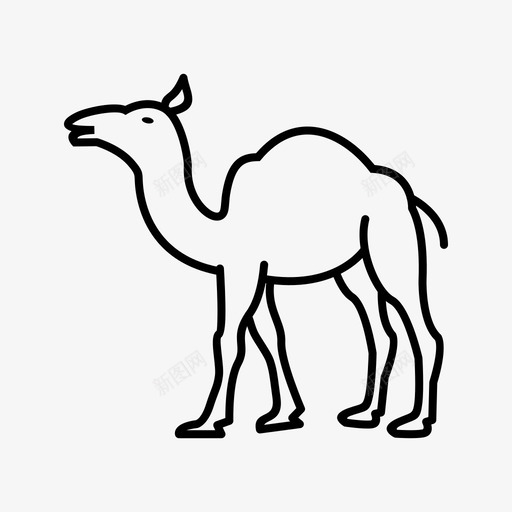 骆驼动物26伊斯兰图标svg_新图网 https://ixintu.com 伊斯兰 动物 骆驼