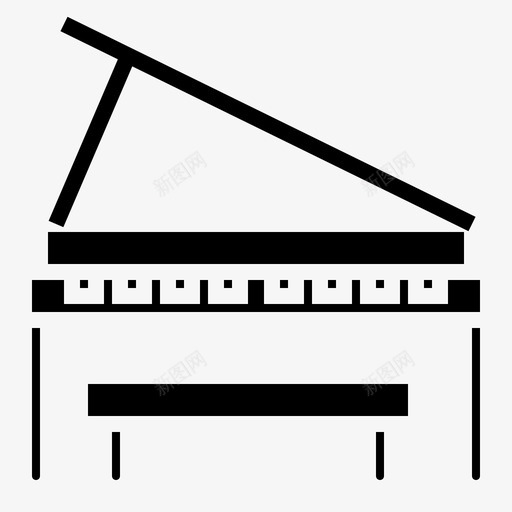 钢琴俱乐部表演图标svg_新图网 https://ixintu.com 俱乐部 声音 演奏 表演 钢琴 音乐