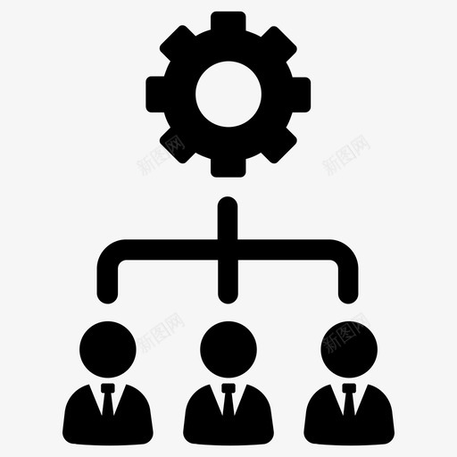 运营行动公司图标svg_新图网 https://ixintu.com 人力资源 公司 生产力 行动 运营