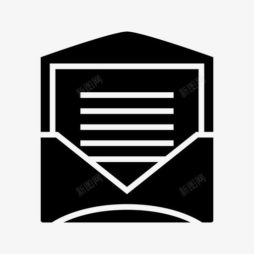 信件联系人文件图标svg_新图网 https://ixintu.com 信件 文件 电子邮件 联系人 邮件