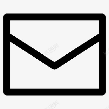 电子邮件直接消息收件箱图标图标