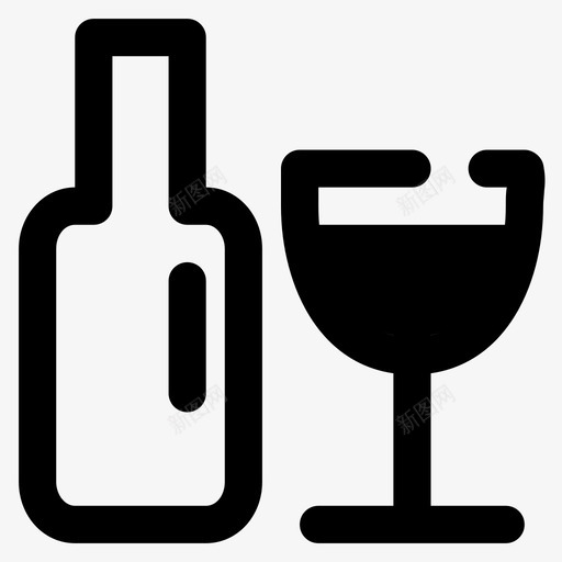 设施_酒吧_iconsvg_新图网 https://ixintu.com 设施_酒吧_icon