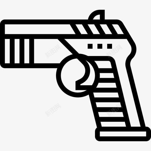枪抗议直系图标svg_新图网 https://ixintu.com 抗议 枪 直系