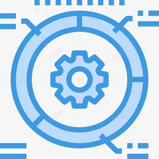 设置业务管理34蓝色图标svg_新图网 https://ixintu.com 业务管理34 蓝色 设置