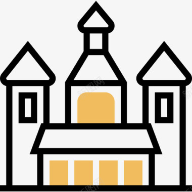 蒂米什瓦拉东正教大教堂地标14黄影图标图标