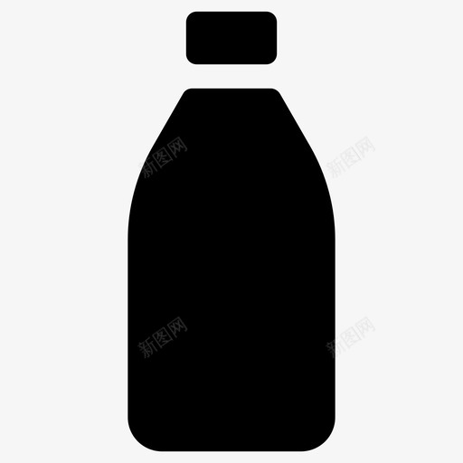 瓶子饮料奶瓶图标svg_新图网 https://ixintu.com 塑料瓶 奶瓶 水瓶 瓶子 饮料