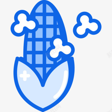 玉米第9季蓝色图标图标