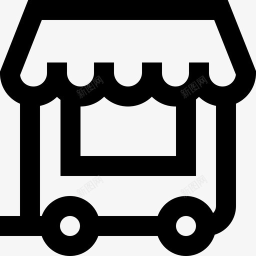食品卡车零售16概述图标svg_新图网 https://ixintu.com 卡车 概述 零售 食品
