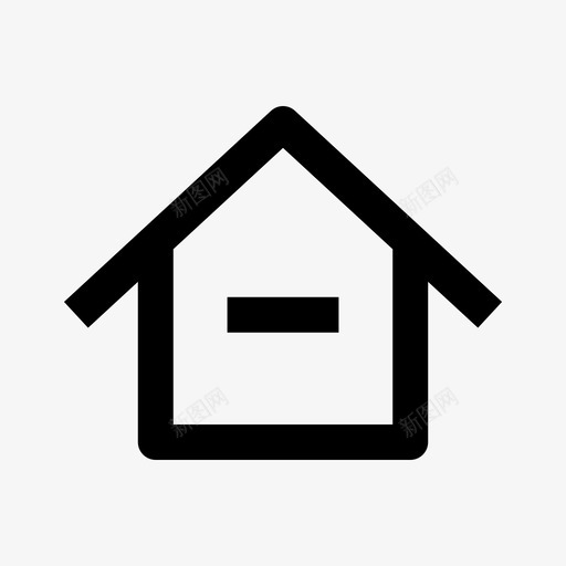 home删除house图标svg_新图网 https://ixintu.com home house property remove removehome 删除 用户界面