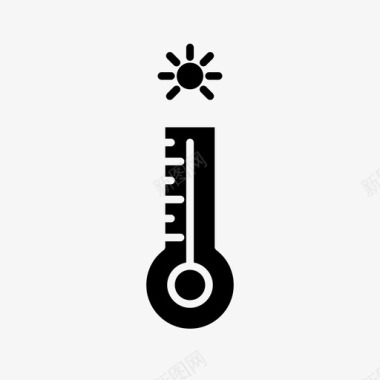 摄氏度华氏度热图标图标