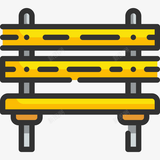长凳家具和家居31线性颜色图标svg_新图网 https://ixintu.com 家具 家居 线性 长凳 颜色