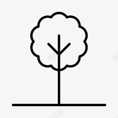 树木生态环境图标图标